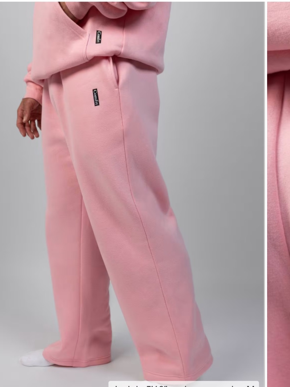 Comfrt Love Straight Leg Sweatpants in  Petal Pink